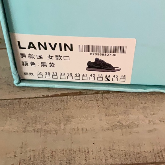 Lanvin Mens Size 44 Sneakers - Picture 12 of 16